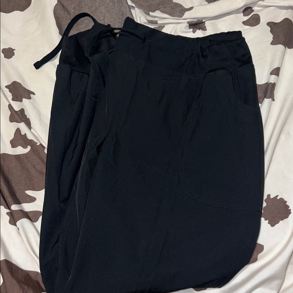 Heartsoul black scrub joggers